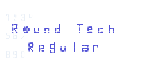 Round Tech Regular-font-download