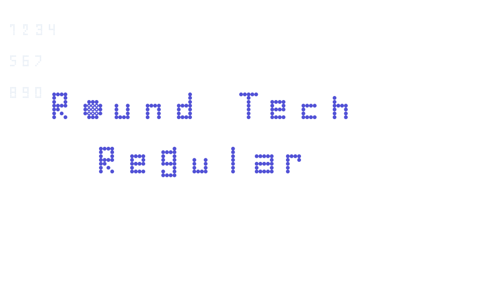 Round Tech Regular-font-download