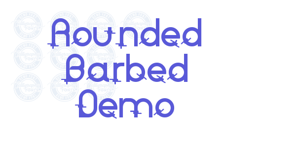 Rounded Barbed Demo font free