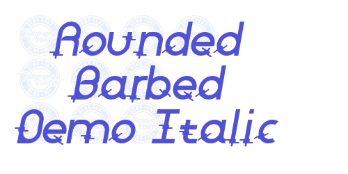 Rounded Barbed Demo Italic-font-download