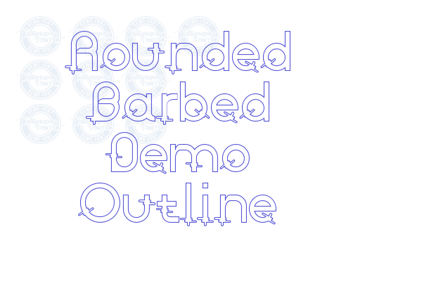 Rounded Barbed Demo Outline