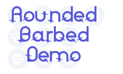 Rounded Barbed Demo Font Download