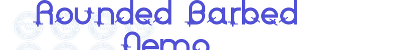 Rounded Barbed Demo-font