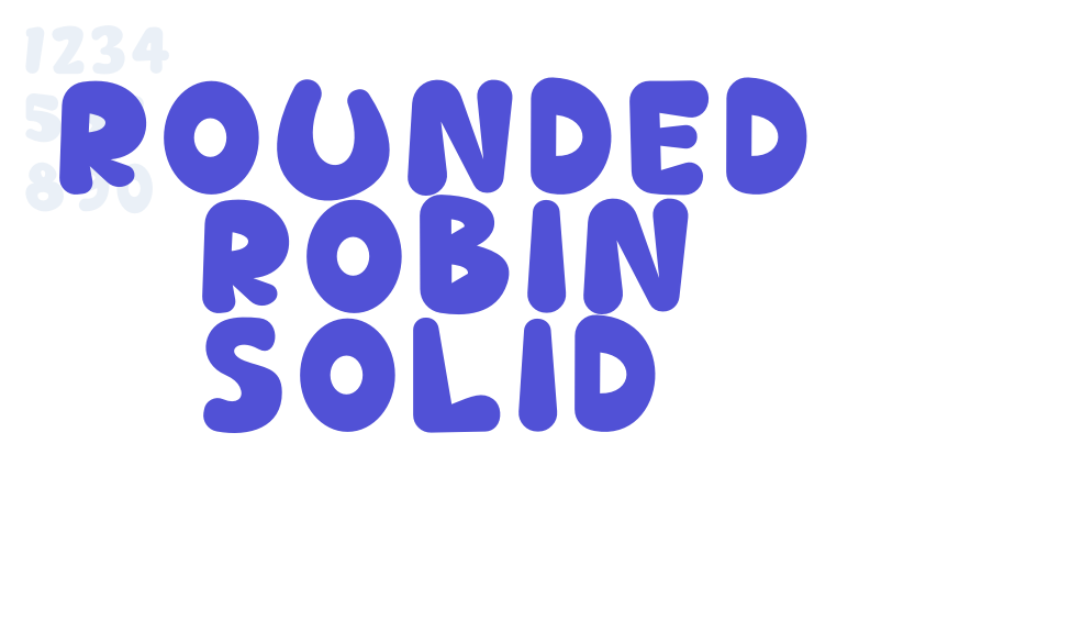 Rounded Robin Solid-font-download