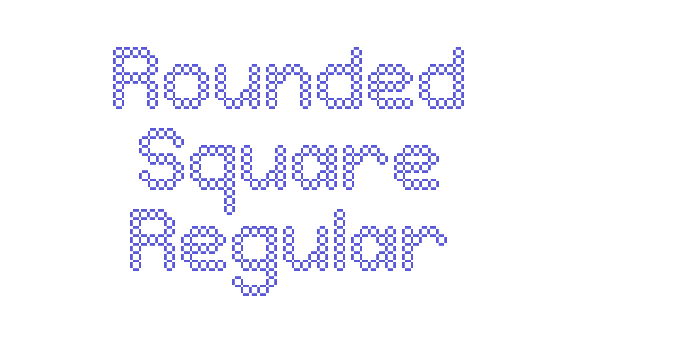 Rounded Square Regular Font Download