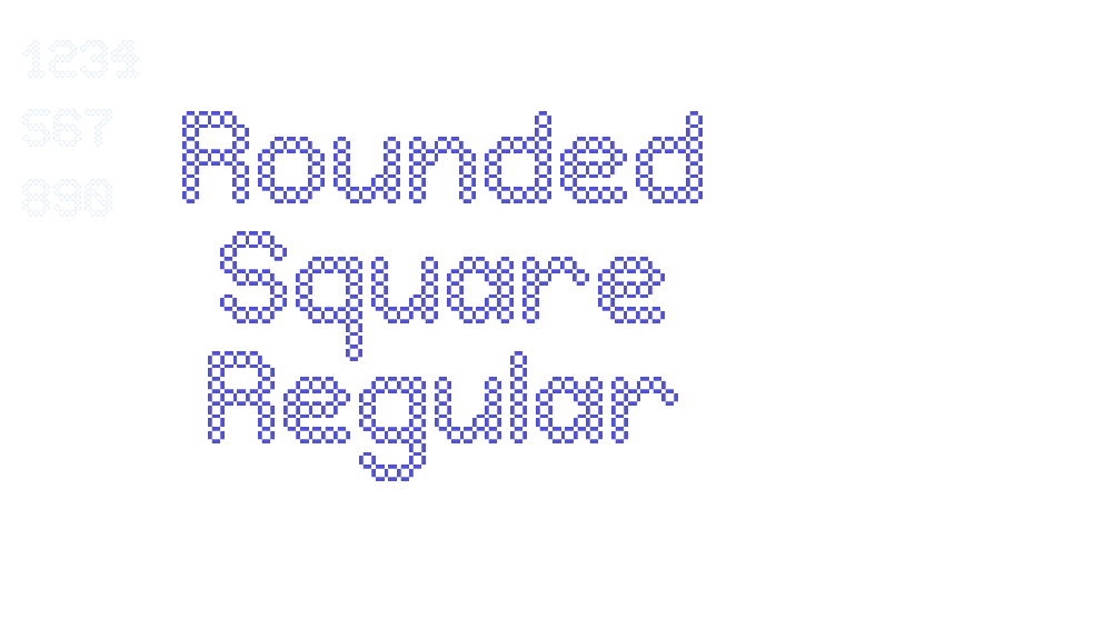 Rounded Square Regular-font-download