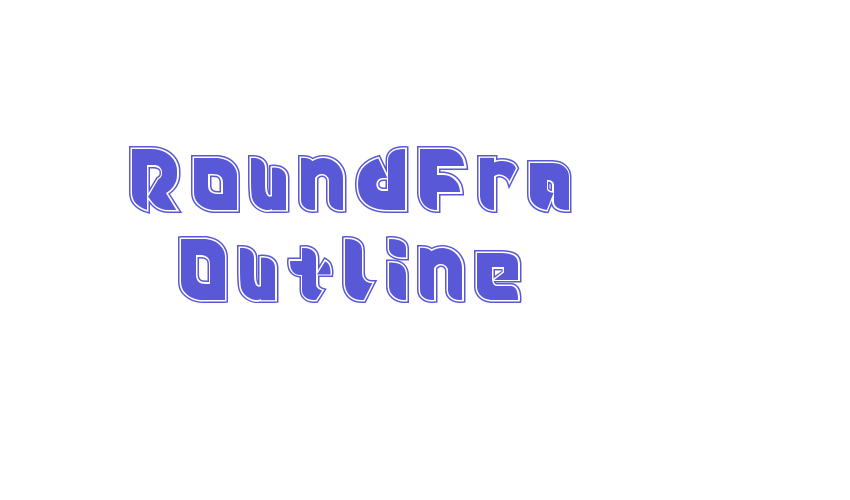 Roundfra Outline Font Download