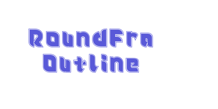 Roundfra Outline Font Download