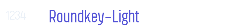 Roundkey-Light-font