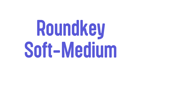 Roundkey Soft-Medium Font