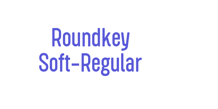 Roundkey Soft-Regular Font Download