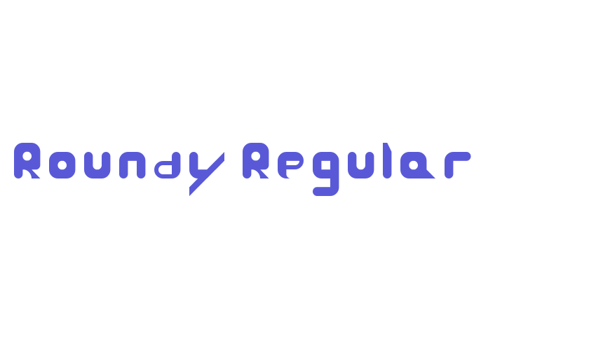 Roundy Regular Font Download