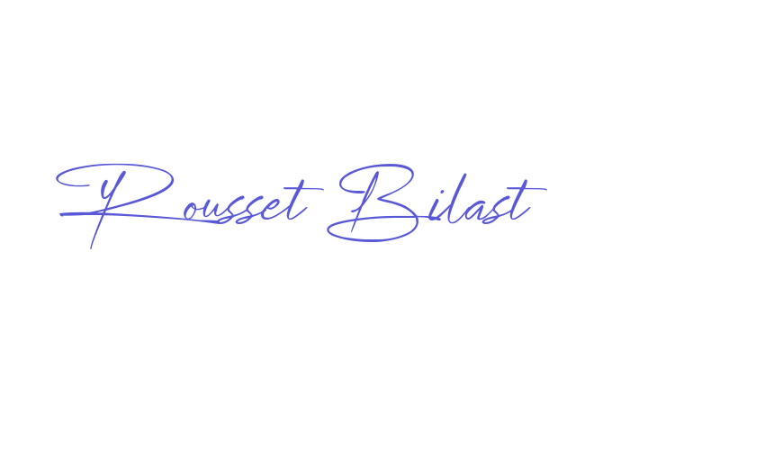 Rousset Bilast Font