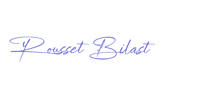 Rousset Bilast Font Download