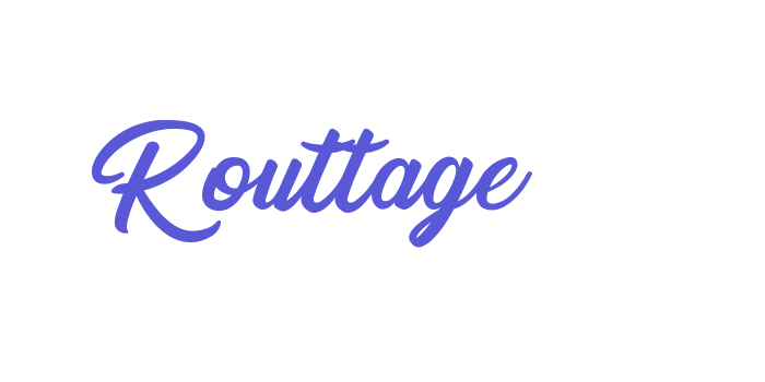 Routtage Font