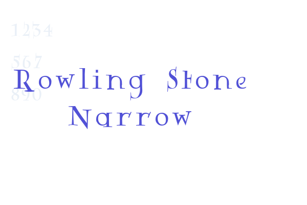 Rowling Stone Narrow Font Download