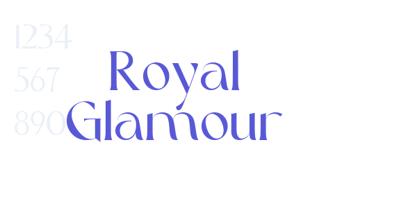 Royal Glamour font free