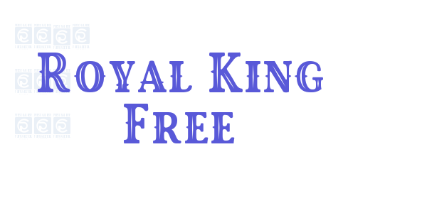 Royal King Free font free