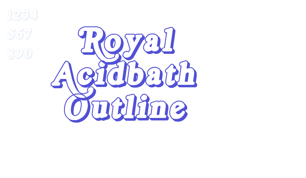 Royal Acidbath Outline-font-download