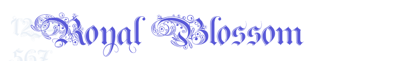 Royal Blossom font download