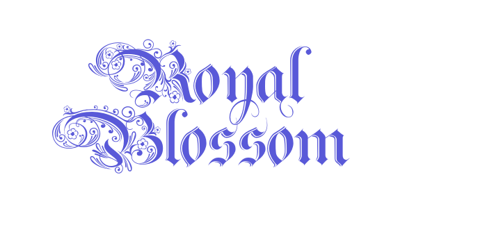 Royal Blossom Font