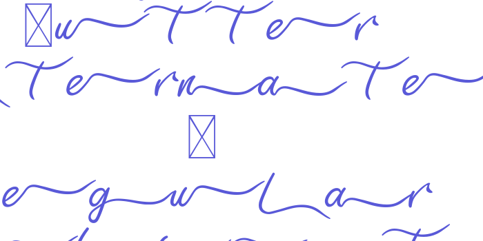 Royal Butter Alternate 2 Regular Webfont Font Download