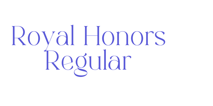 Royal Honors Regular Font Download