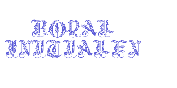 Royal Initialen Font Download