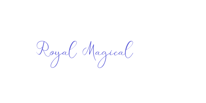 Royal Magical Font