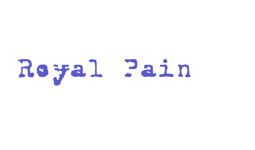 Royal Pain Font Download