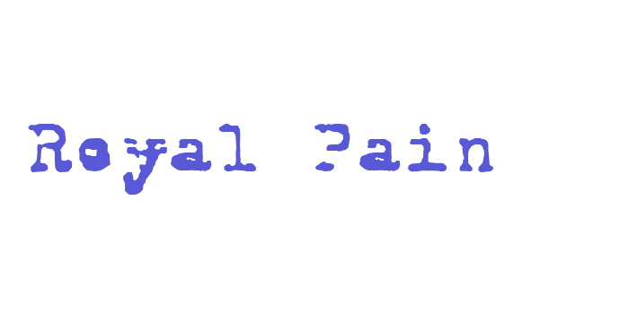 Royal Pain Font Download