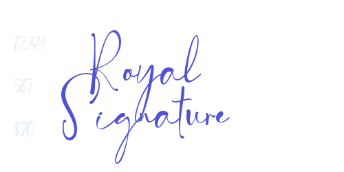 Royal Signature-font-download