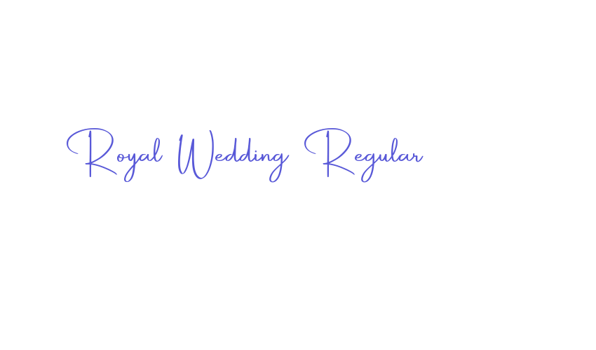 Royal Wedding Regular Font Download