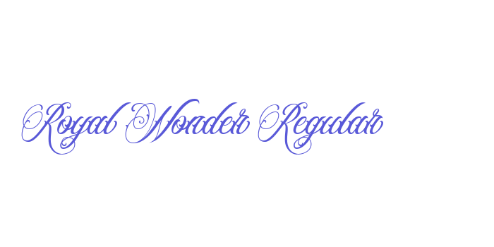 Royal Wonder Regular Font Download