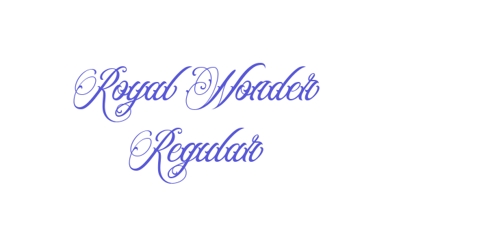 Royal Wonder Regular Font