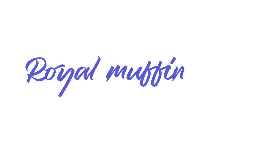 Royal muffin Font