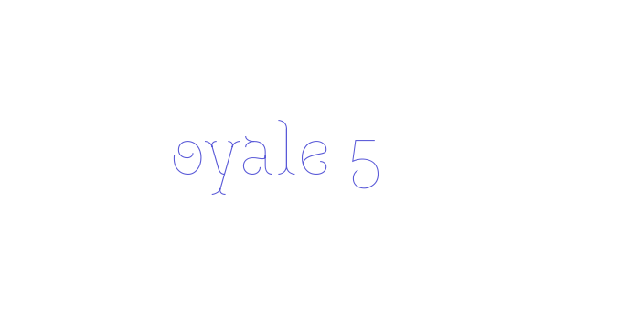 Royale 5 Font Download