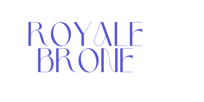 Royale Brone Font