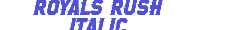 Royals Rush Italic