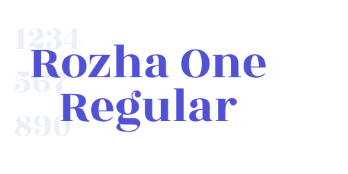 Rozha One Regular-font-download