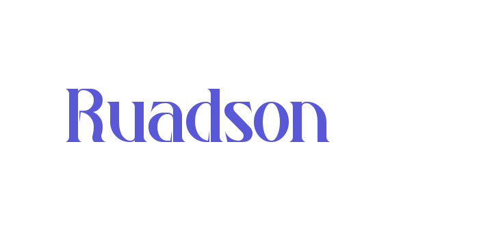 Ruadson Font Download