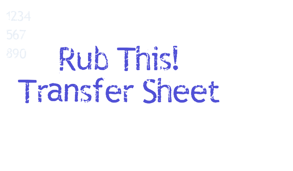 Rub This! Transfer Sheet-font-download