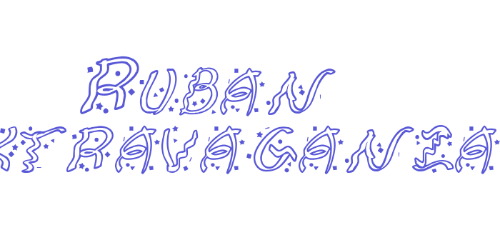 Ruban Extravaganza Font Download