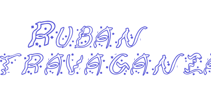 Ruban Extravaganza Font