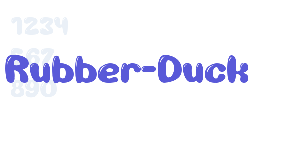 Rubber-Duck font free