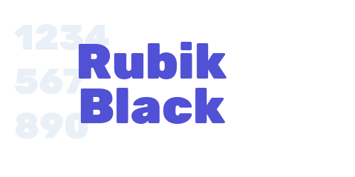 Rubik Black-font-download