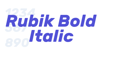 Rubik Bold Italic-font-download