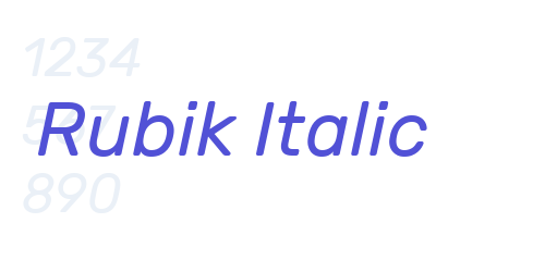 Rubik Italic-font-download