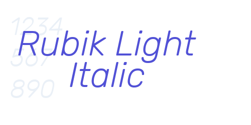 Rubik Light Italic-font-download