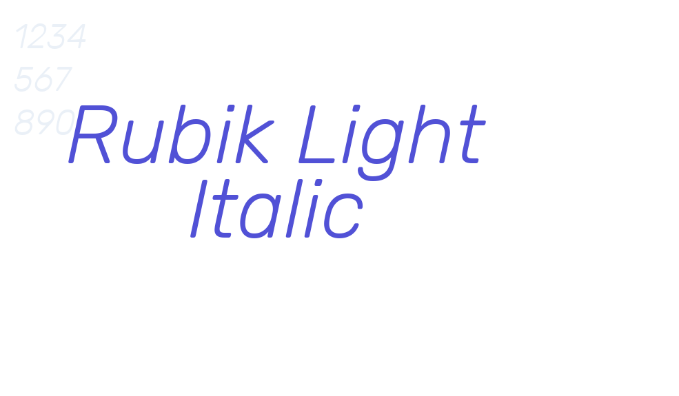 Rubik Light Italic-font-download